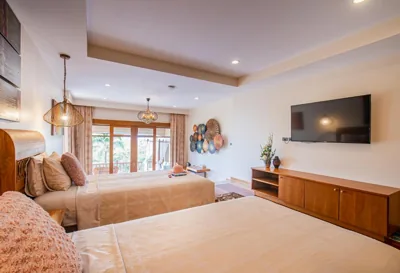 Deluxe-Dreibettzimmer mit Meerblick — Bell Seaside Luxury Villa